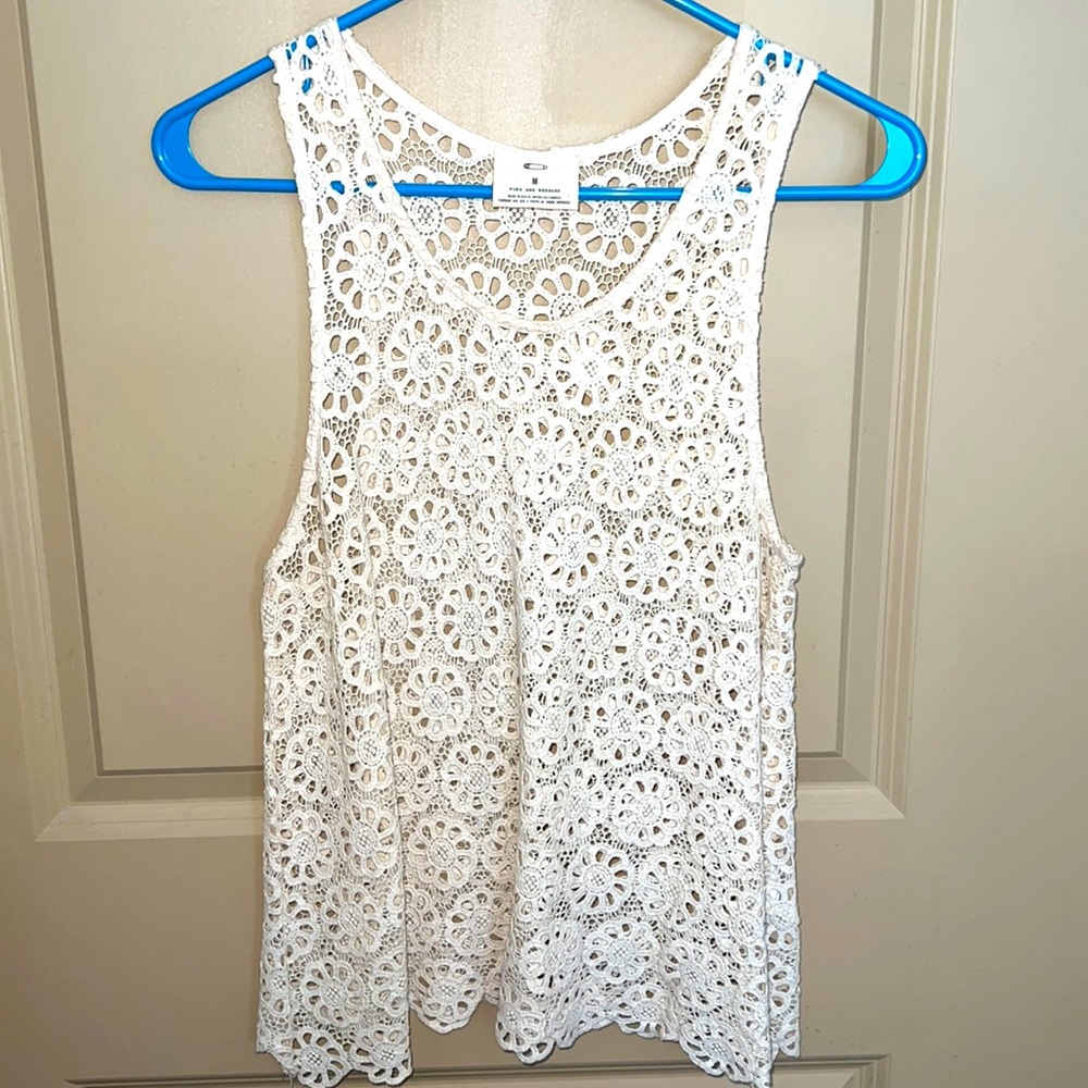 UO Crochet Tank Top